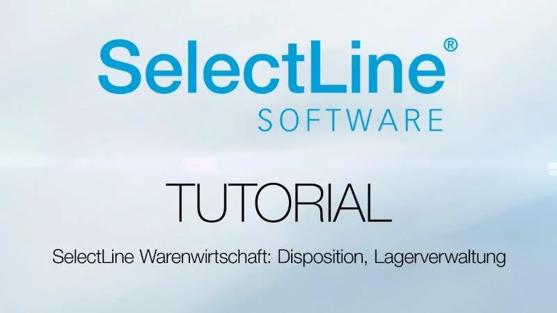 Video zur Lagerverwaltung SelectLine Warenwirtschaft