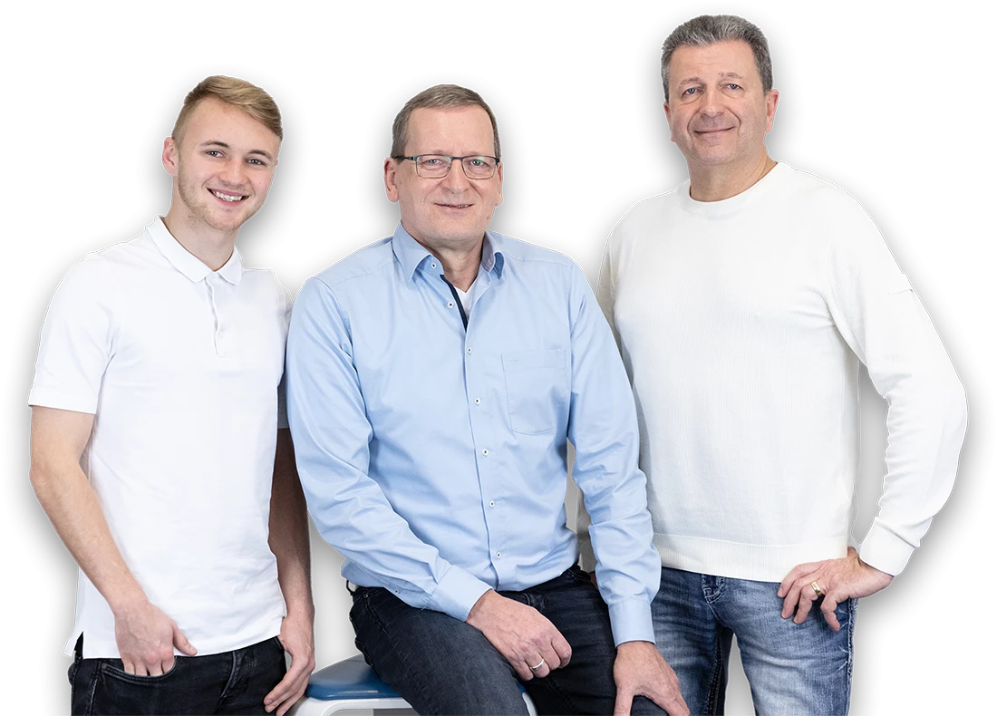 SelectLine Softwareberater: Justin Ohnesorge, Uwe Rönsch, Heiko Becher